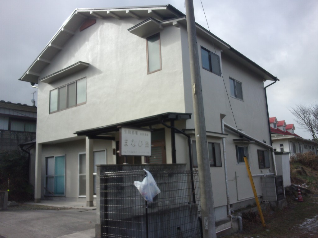 群馬県渋川市、外壁塗装工事施工事例After写真02