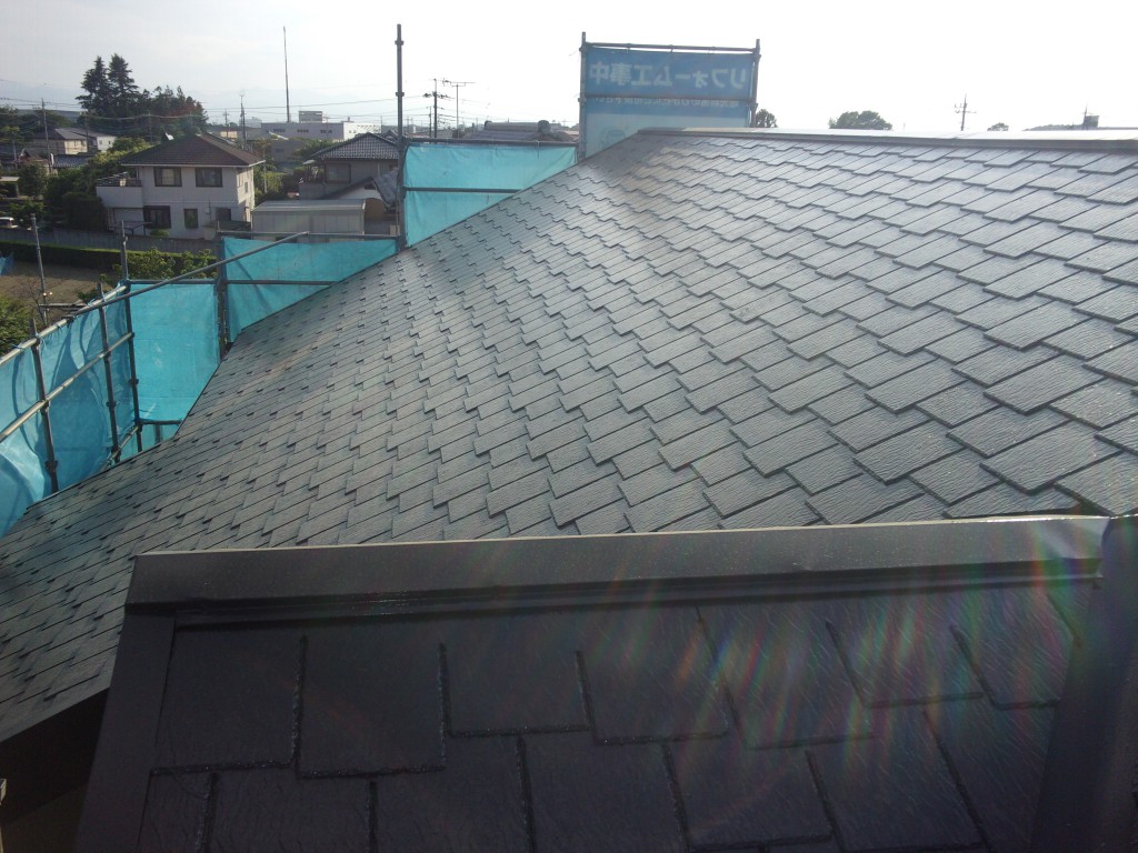 群馬県伊勢崎市、外壁塗装、屋根塗装工事施工事例After写真04