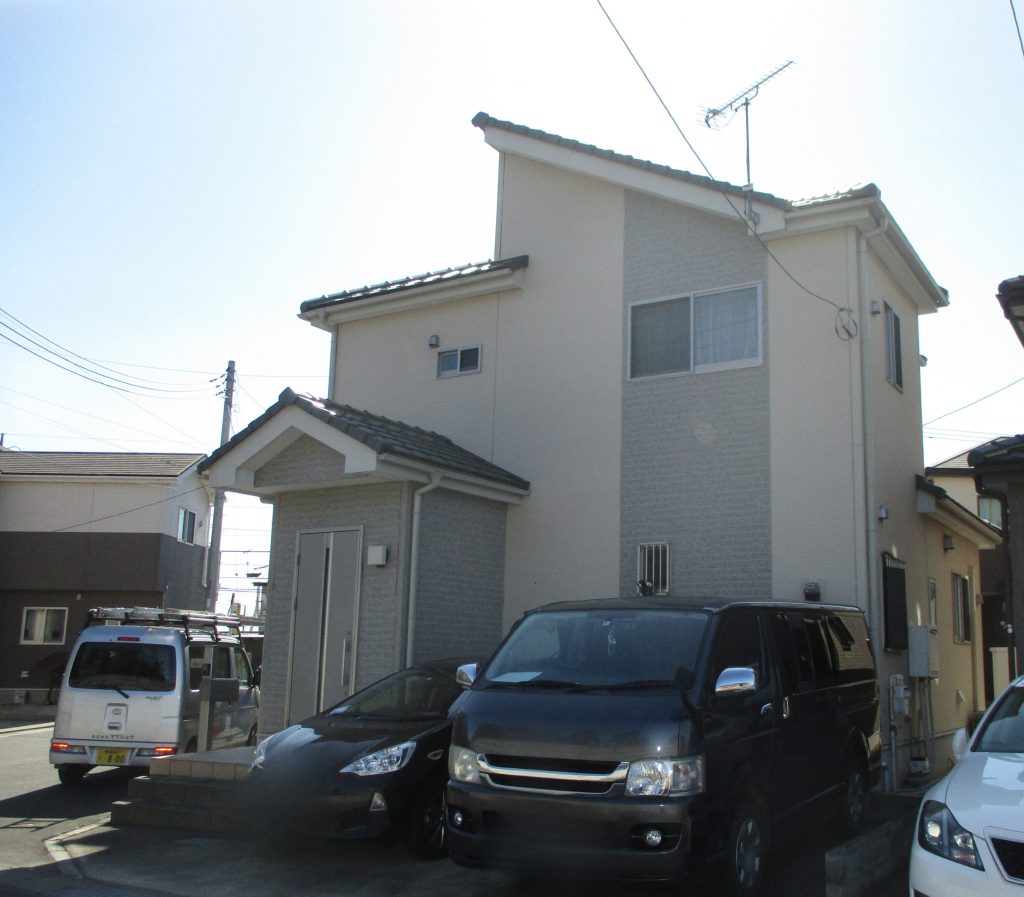 伊勢崎市　外壁塗装工事　施工事例Before写真01