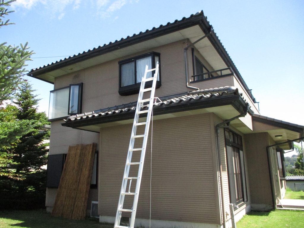 前橋市外壁塗り替え工事施工事例Before写真02