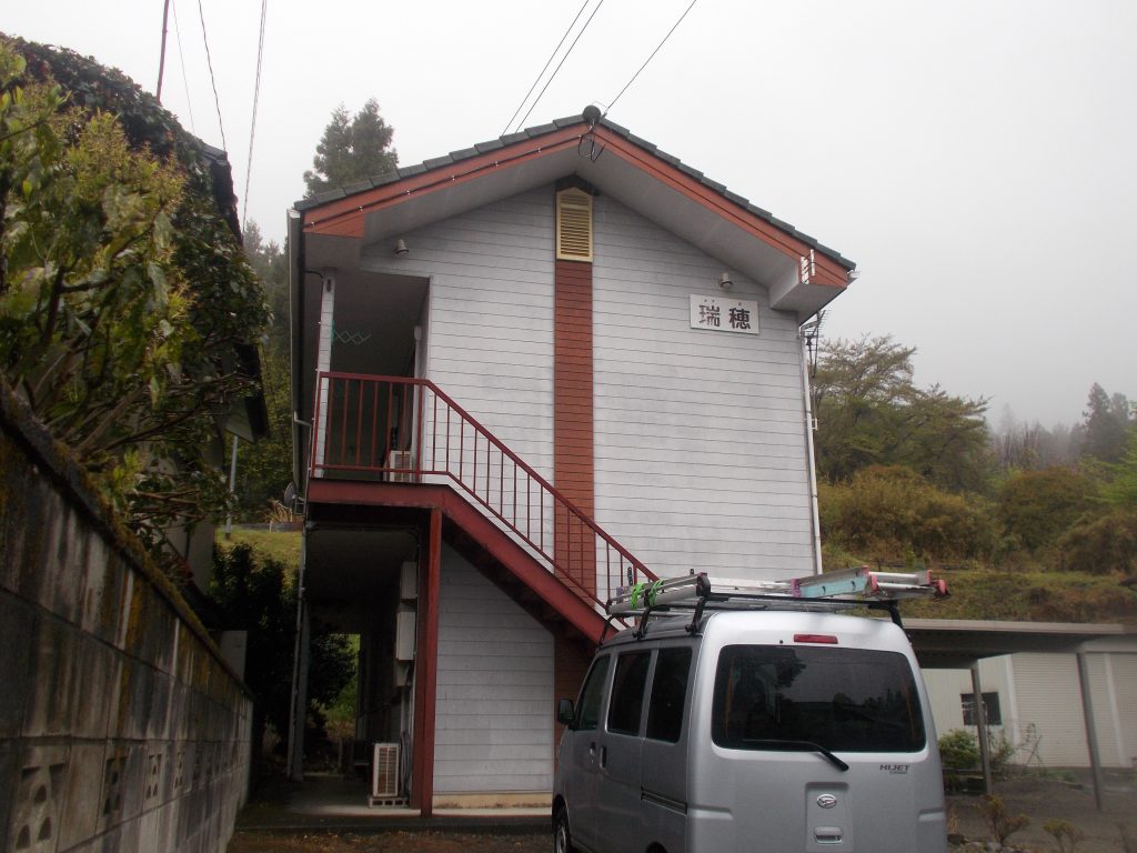 富岡市、外壁塗替え・屋根塗り替え工事施工事例Before写真02