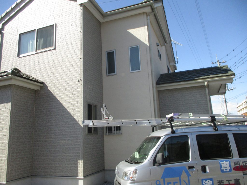 伊勢崎市　外壁塗装工事　施工事例Before写真03