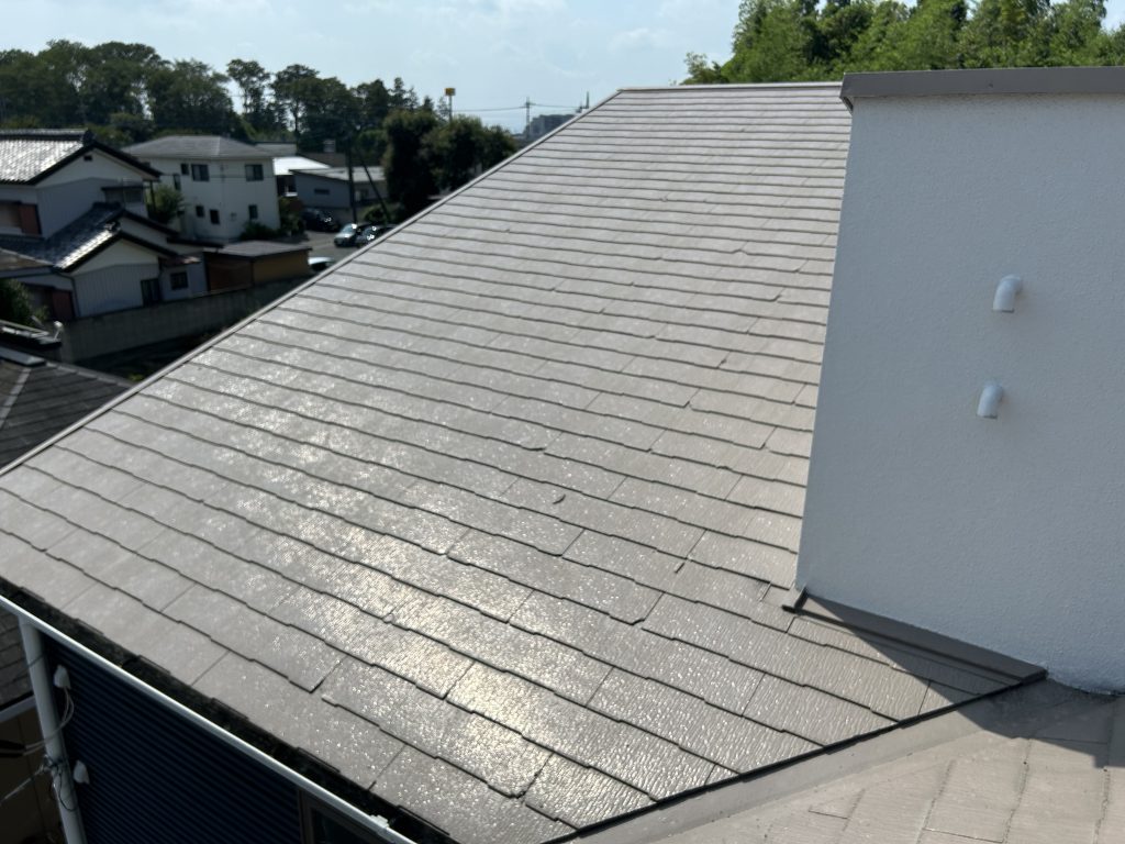 高崎市 雹害復旧工事 屋根板金、ガラス交換施工事例Before写真02