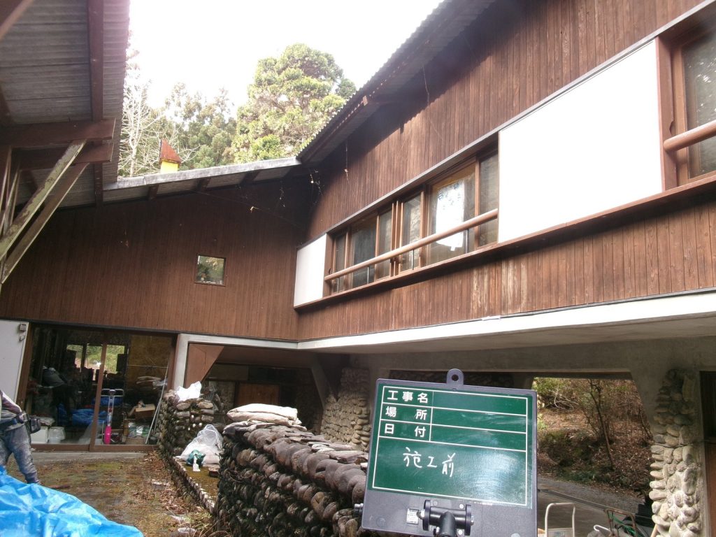 富岡市 外壁塗装工事施工事例Before写真05
