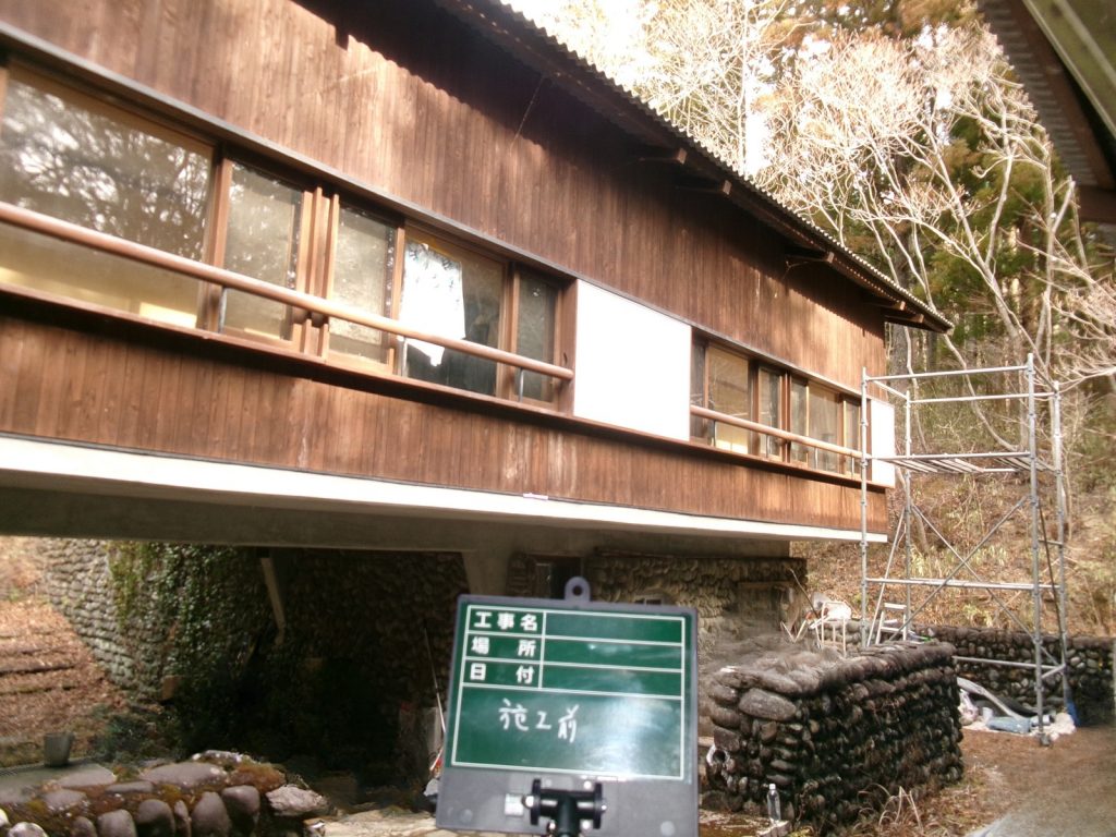富岡市 外壁塗装工事施工事例Before写真02
